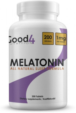 Melatonin 200 tabletter, bedre søvn