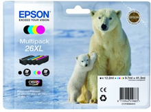 Epson Mustepatruuna MultiPack Bk,C,M,Y XL, Innehåll 1x500