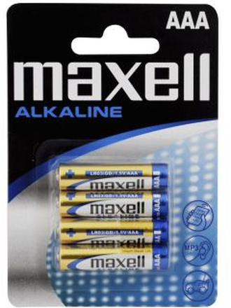MAXELL Maxell LR03 AAA 4p Alkaliska 723671 Replace: N/A