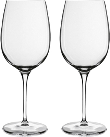 Rødvinsglass Ricco Vinoteque 59 Cl 2 Stk. Klar Home Tableware Glass Wine Glass Red Wine Glass Nude Luigi Bormioli*Betinget Tilbud