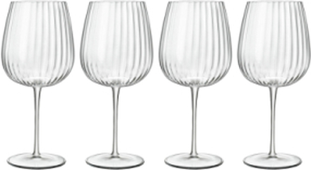 Gin & Tonic Glass Burgundy Optica Home Tableware Glass Cocktail Glass Nude Luigi Bormioli*Betinget Tilbud