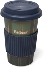 Barbour Reuse Travel Mug Home Tableware Cups & Mugs Coffee Cups Green Barbour