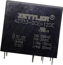 Zettler Electronics AZ733-2CE-6DE Tryckrelä 6 V/DC 12 A 2 x omkopplare 1 st