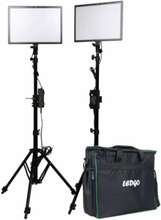 Ledgo E268CII Bi-color kit w/ light stands