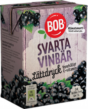 BOB 2 x Lättdryck Svarta Vinbär