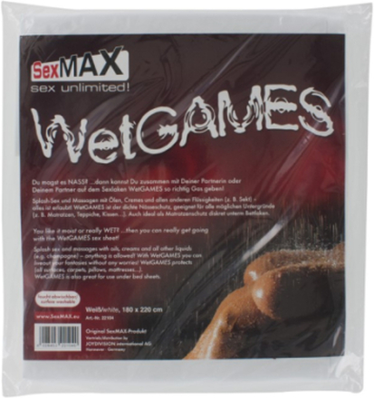 Sexmax Bedsheet White 180X220