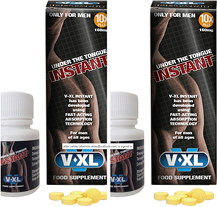 V-XL Instant Erekstionshjälp - 20 tabs
