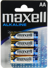 Maxell Alkaline Battery 4pcs Aa Lr06
