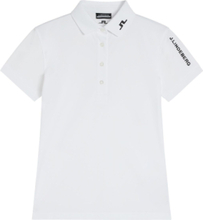 Tour Tech Golf Polo T-shirts & Tops Polos Hvit J. Lindeberg*Betinget Tilbud
