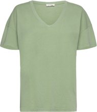 "Devon Tops T-shirts & Tops Short-sleeved Green American Vintage"