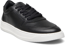 Legacy - Black Leather Lave Sneakers Svart Garment Project*Betinget Tilbud