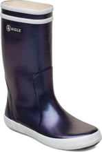 Ai Lolly Irrise Shoes Rubberboots High Rubberboots Unlined Rubberboots Blå Aigle*Betinget Tilbud
