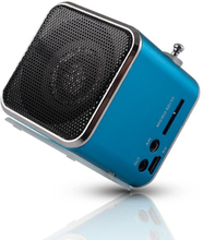 Setty MF-100, Trådlös högtalare med radio, blå