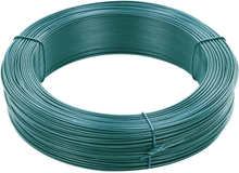 vidaXL Stagtråd 250 m 0,9/1,4 mm stål svartgrön