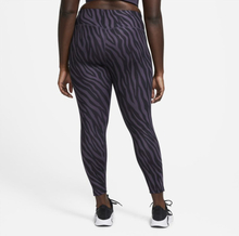 Nike Plus Size - One Icon Clash Women's 7/8 Printed Leggings - Purple
