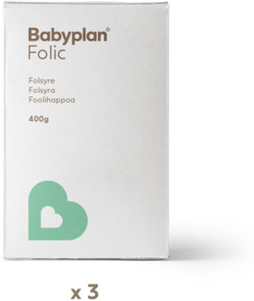 Babyplan Folsyre - 3 stk.