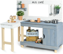 MUDDY BUDDY ® Mud køkken Mud Café, hvid-måge grå