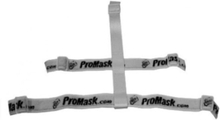 ProMask Remset Logo inkl. spännen Vit