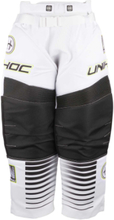 Unihoc Goalie Pants Inferno White/Black JR 140 cl