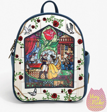 Loungefly Disney Beauty And The Beast Stained Glass Mini Backpack - VeryNeko Exclusive