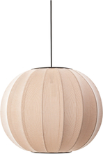 Knit-Wit 45 Round Pendant Home Lighting Lamps Ceiling Lamps Pendant Lamps Beige Made By Hand