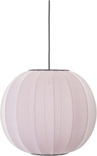 Knit-Wit 45 Round Pendant Home Lighting Lamps Ceiling Lamps Pendant Lamps Pink Made By Hand