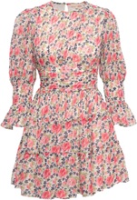 Delicate Mini Dress Kort Kjole Multi/mønstret By Ti Mo*Betinget Tilbud