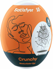 Satisfyer Masturbator Egg Single Crunchy Tenga muna