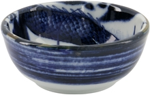 Japonism Dish 8.7x3.7cm Dragon Blue