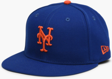 New Era - New York Mets Fitted Cap - Blå - 7 1/2
