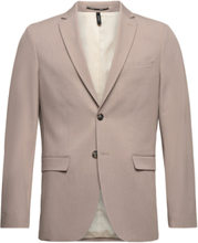 Slhslim-Liam Blz Flex Noos Suits & Blazers Blazers Single Breasted Blazers Beige Selected Homme