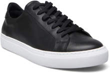 Type - Black Leather Shoes Sneakers Business Sneakers Svart Garment Project*Betinget Tilbud