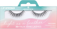 essence Light As A Feather 3D Faux Mink Lashes 01 Light up your life