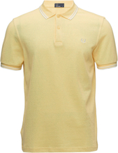 Twin Tipped Fp Shirt Polos Short-sleeved Gul Fred Perry*Betinget Tilbud