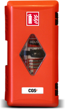 Brandsläckarskåp CGS PRO EC9PW för 6 kg pulver- och 6 l skumsläckare
