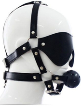 TOYZ4LOVERS Total Head Harness Restraint Gagball med harness