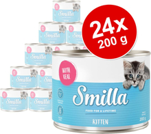 Sparpaket Smilla Kitten 24 x 200 g - Huhn