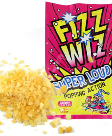 1 stk Fizz Wiz Popping Candy med Körsbärs Smak 7 gram