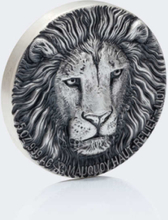 Sammlermünzen Reppa Mauquoy Silbermünze mit Löwenmotiv