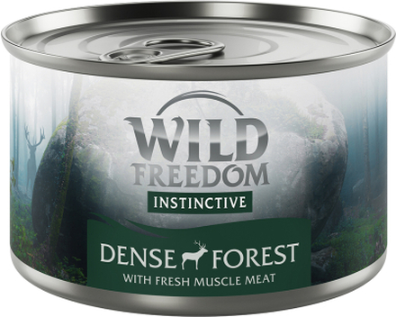 Zum Probierpreis! Wild Freedom Instinctive 6 x 70 g / 140 g - Dense Forest - Hirsch 6 x 140 g