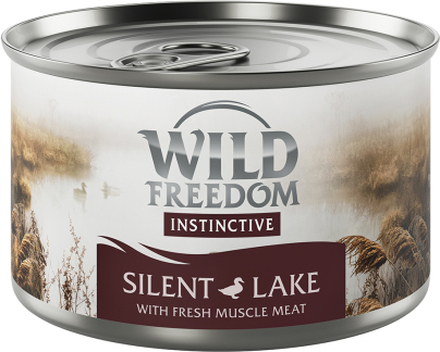 Zum Probierpreis! Wild Freedom Instinctive 6 x 70 g / 140 g - Silent Lake - Ente 6 x 140 g