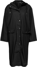 Stala Long Jacket 7357 Outerwear Rainwear Rain Coats Black Samsøe Samsøe