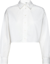Emele-M Tops Shirts Long-sleeved White MbyM