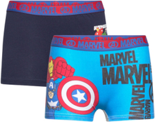 Lot Of 2 Boxers Night & Underwear Underwear Underpants Multi/mønstret Marvel*Betinget Tilbud