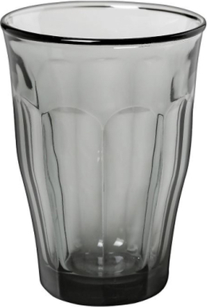 Picardie Tumbler X 6 Home Tableware Glass Drinking Glass Grey Duralex