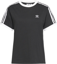 3 Stripes Tee T-shirts & Tops Short-sleeved Svart Adidas Originals*Betinget Tilbud