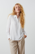 Gina Tricot - Viscose shirt - Paitapuserot - White - M - Female