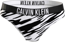 Calvin Klein Classic Print Bikini Bottom Zebra Medium Dame