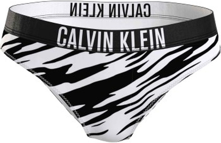Calvin Klein Classic Print Bikini Bottom Zebra Large Dame