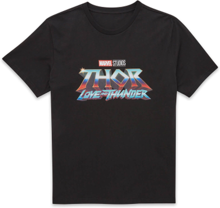 Marvel Thor - Love and Thunder Logo Unisex T-Shirt - Black - XS
